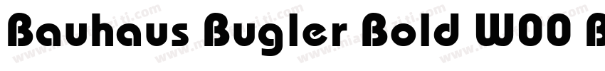 Bauhaus Bugler Bold W00 Bold字体转换
